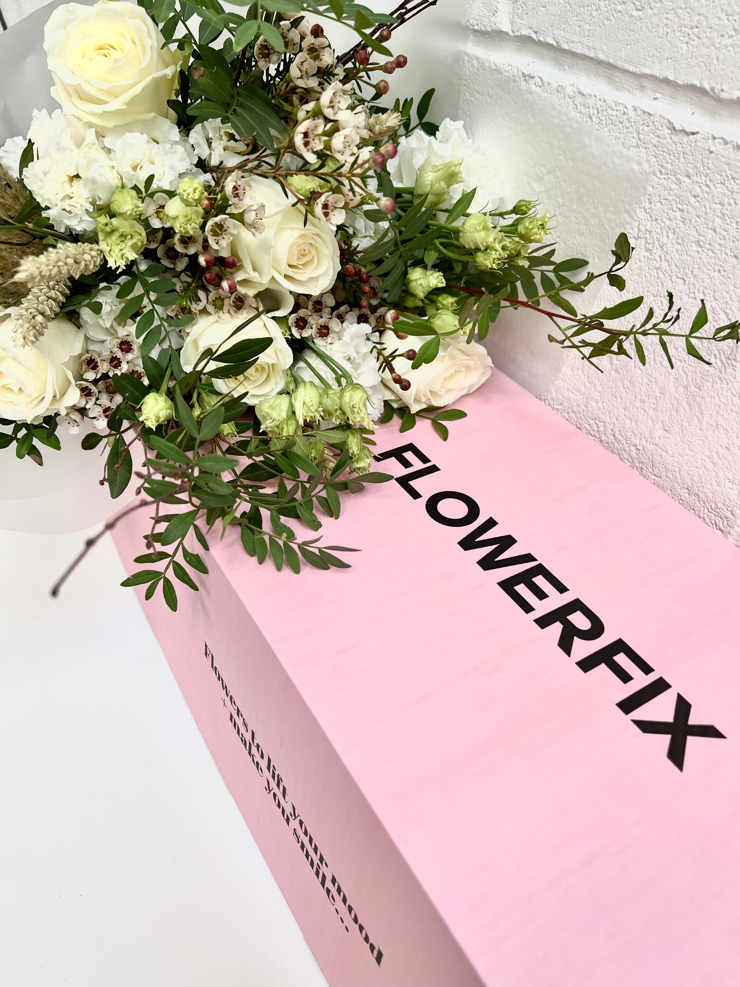 White Flowers by Post - Luxury Flowers UK - FlowerFix