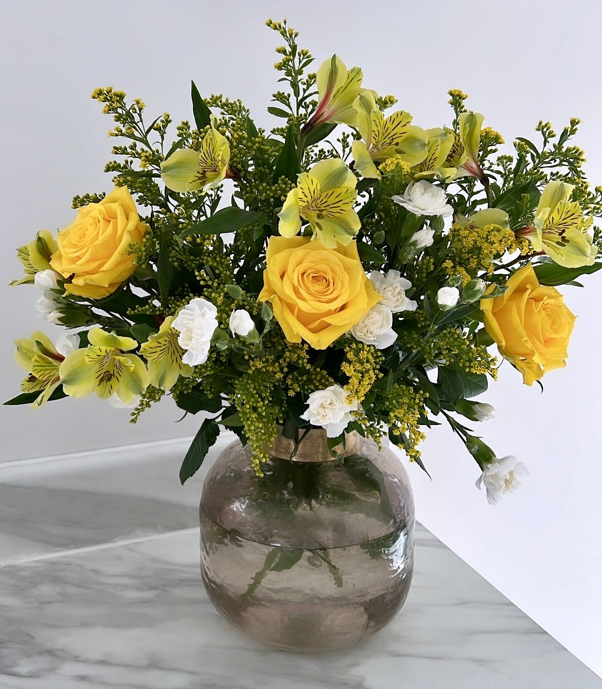 Roses for the Home | Home Flowers | Yellow Roses | Flowerfix Letterbox Flowers