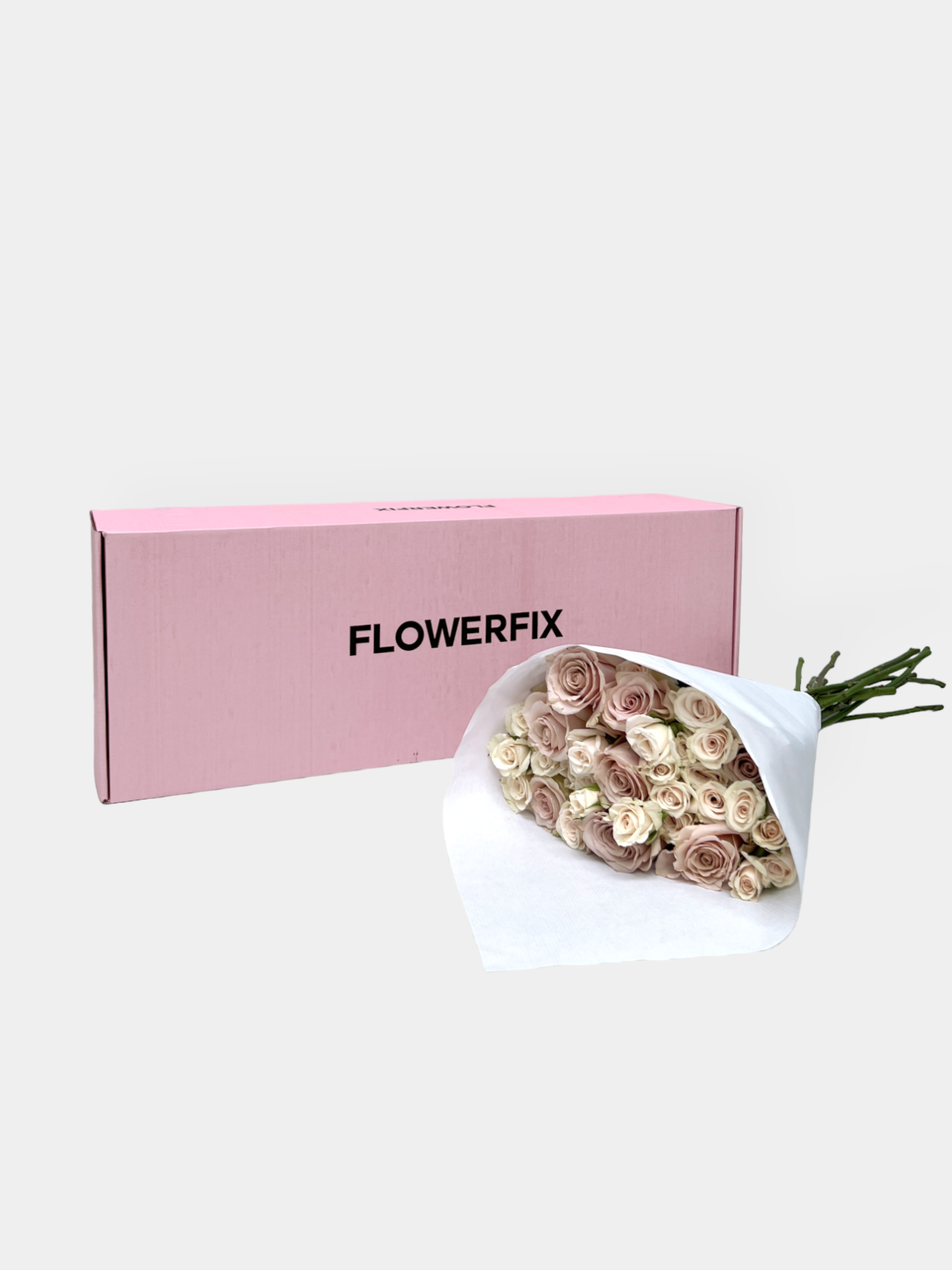 Quicksand Roses and Porcelina Spray Roses - FLOWERFIX
